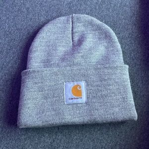 gray carhartt beanie